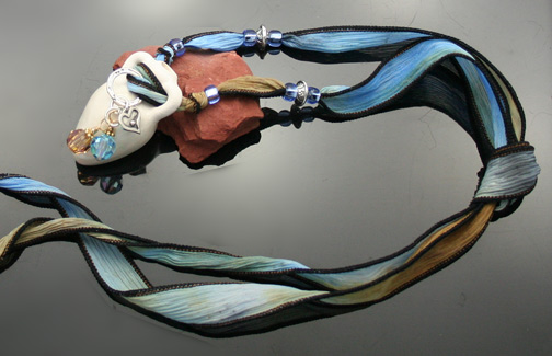 aromatherapy jewelry with amphoras
