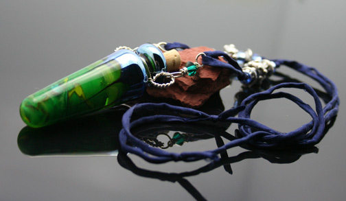 glass aromatherapy necklaces