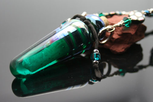 aromatherapy jewelry lampwork glass