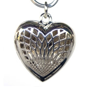 Sterling silver Heart Aromatherapy Necklace