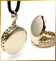 gold aromatherapy jewelry