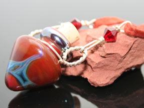 Heart Storm aromatherapy necklace