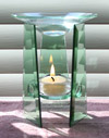 Photo of our beautiful green glass essential oil diffuser